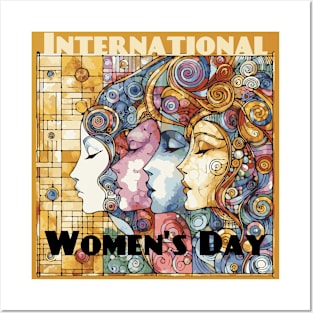 International Women's Day March 8th Posters and Art